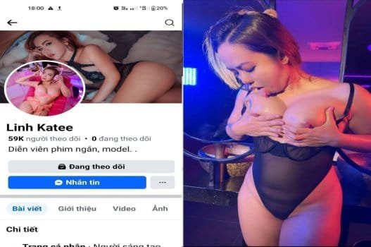 Linh Katee vú to