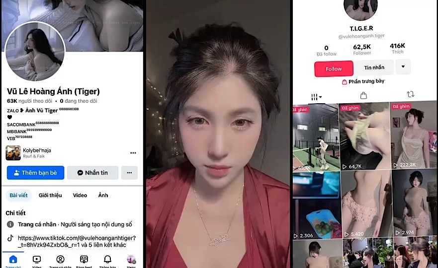 Lộ Clip Tiktoker Vũ Lê Hoàng Ánh Hot Girl Bình Thuận