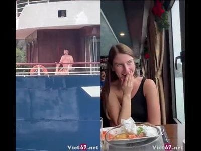 Anh tây chịch public trên thuyền Vịnh Hạ Long
