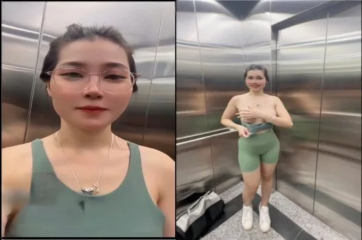 Lan Anh dâm đãng chịch từ thang máy ra ngoài trời